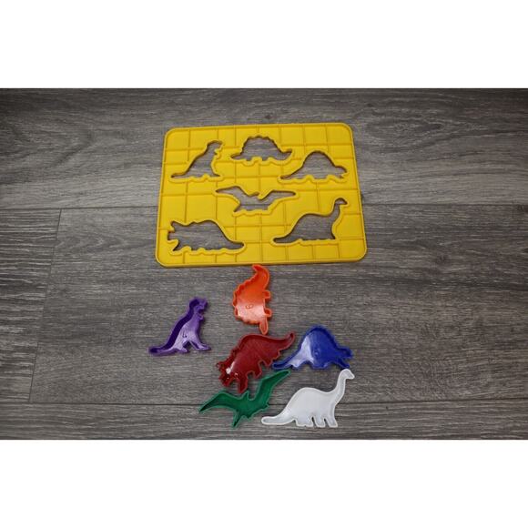 Vintage Place and Trace Puzzle Stencil Set Discovery Toys Complete 1 damaged - Picture 13 of 16